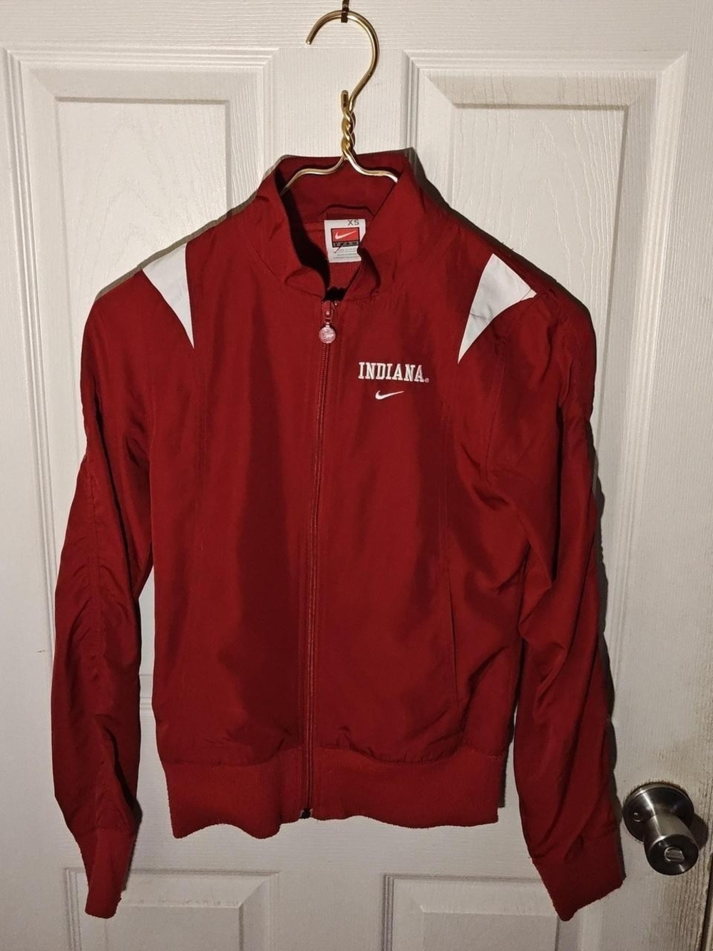 Nike Indiana Hoosiers Red Zip Track Jacket